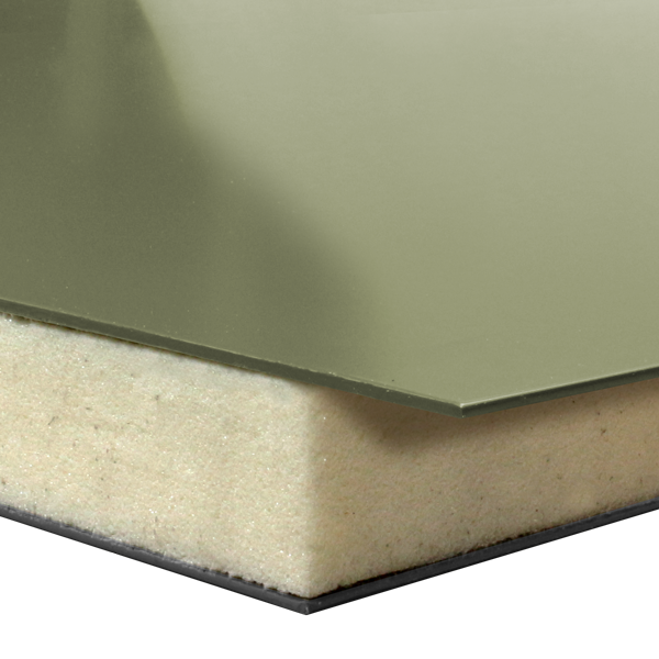 Alu Coating Sandwichpanelen Vleugeloverdekkend Vlak Sandwichpaneel